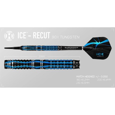 Rzutki Harrows ICE Recut 90% Softip HS-TNK-000016032