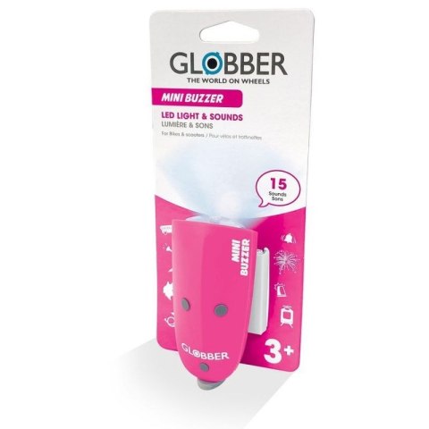 Lampka LED + klakson Globber Mini Buzzer 530-110 DE1 Lampka LED + klakson Globber Mini Buzzer 530-110 DE1