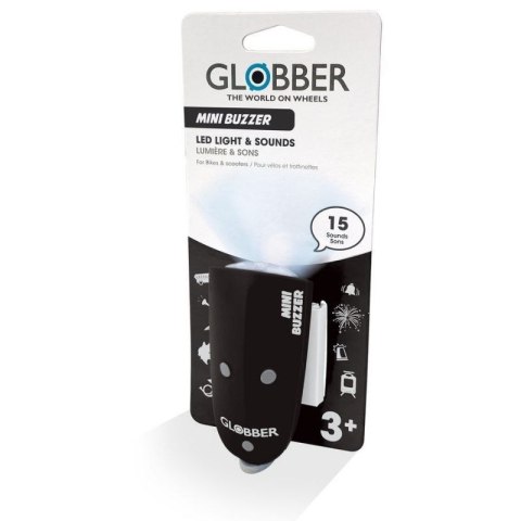 Lampka LED + klakson Globber Mini Buzzer 530-120 DE1 Lampka LED + klakson Globber Mini Buzzer 530-120 DE1