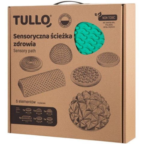 Zestaw sensoryczny ścieżka zdrowia 6 szt. Tullo 490 Zestaw sensoryczny ścieżka zdrowia 6 szt. Tullo 490