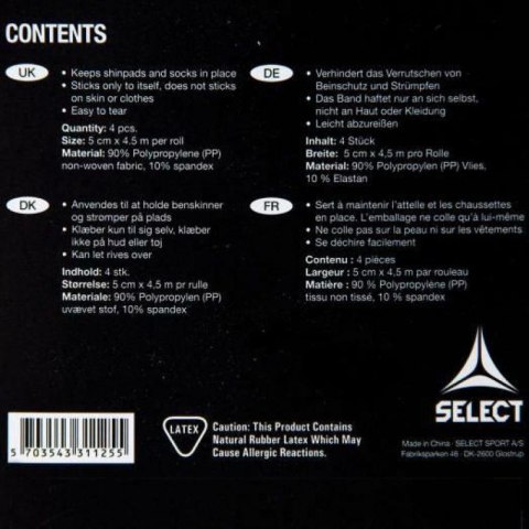 Taśma do getr Select 4/pack 5 cm x 4,5 m T26-17706 Taśma do getr Select 4/pack 5 cm x 4,5 m T26-17706