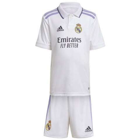 Komplet piłkarski adidas Real Madryt H Mini Jr HA2667 Komplet piłkarski adidas Real Madryt H Mini Jr HA2667