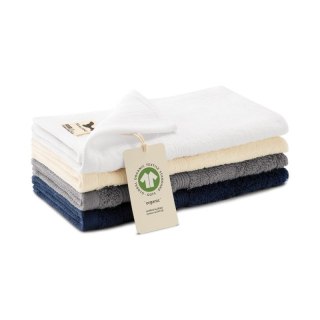 Ręcznik mały unisex Organic (GOTS) (granatowy)