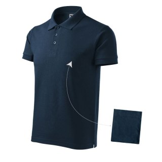 Koszulka polo Malfini Cotton M MLI-21202 granatowy
