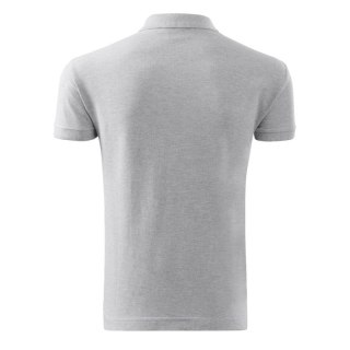 Koszulka polo Malfini Cotton M MLI-21203 jasnoszary melanż