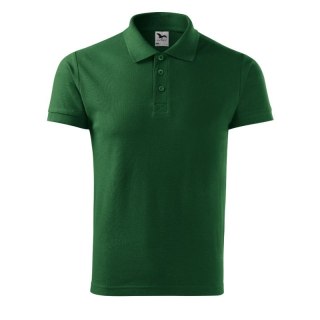 Koszulka polo Malfini Cotton M MLI-21206 zieleń butelkowa