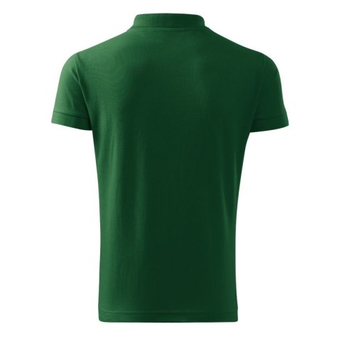 Koszulka polo Malfini Cotton M MLI-21206 zieleń butelkowa