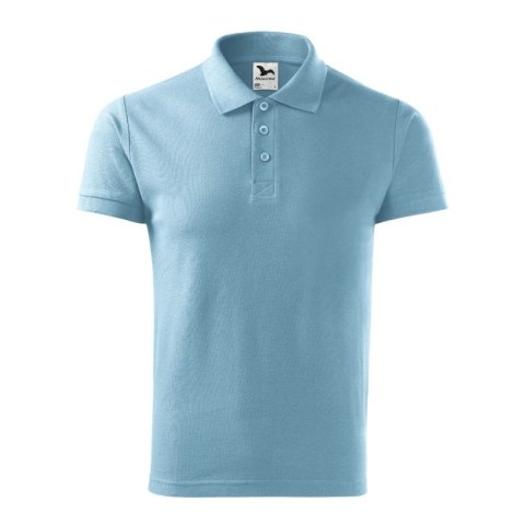 Koszulka polo Malfini Cotton M MLI-21215 błękitny