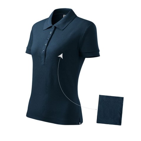 Koszulka polo Malfini Cotton W MLI-21302 granatowy Koszulka polo Malfini Cotton W MLI-21302 granatowy