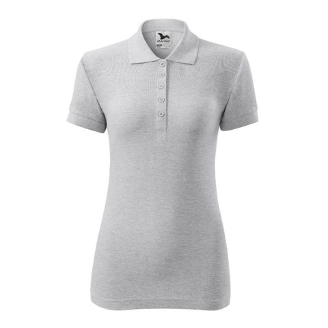 Koszulka polo Malfini Cotton W MLI-21303 jasnoszary melanż Koszulka polo Malfini Cotton W MLI-21303 jasnoszary melanż