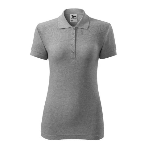 Koszulka polo Malfini Cotton W MLI-21312 ciemnoszary melanż Koszulka polo Malfini Cotton W MLI-21312 ciemnoszary melanż