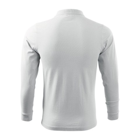 Koszulka polo Malfini Single J. LS M MLI-21100 biały