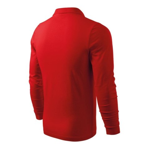 Koszulka polo Malfini Single J. LS M MLI-21107 czerwony