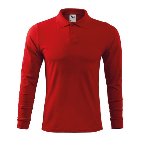 Koszulka polo Malfini Single J. LS M MLI-21107 czerwony