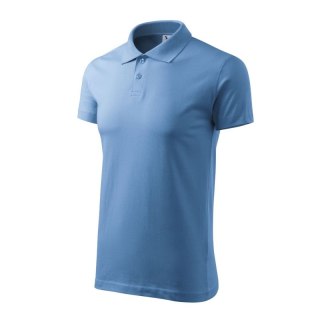 Koszulka polo Malfini Single J. M MLI-20215 błękitny