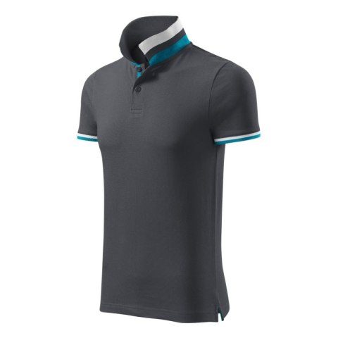 Koszulka polo Malfini Collar Up M MLI-25683 light anthracite