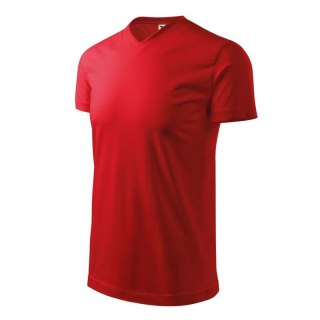 Koszulka Malfini Heavy V-neck M MLI-11107 czerwony