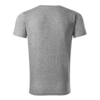 Koszulka Malfini Heavy V-neck M MLI-11112 ciemnoszary melanż