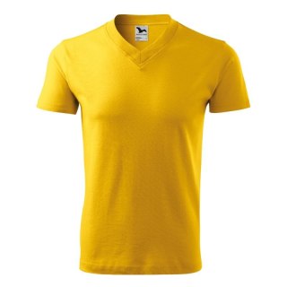 Koszulka Malfini V-neck M MLI-10204 żółty
