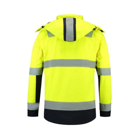 Kurtka Rimeck Bi-color EN ISO 20471 Softshell M MLI-T5297 fluorescencyjny żółty