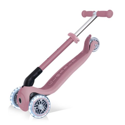 Hulajnoga 3-kołowa Globber Foldable Lights ECOlogic Berry 692-510 Hulajnoga 3-kołowa Globber Foldable Lights ECOlogic Berry 692-510