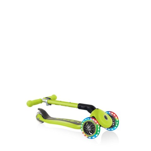 Hulajnoga 3-kołowa Globber Foldable Lights Lime Green Jr 437-106 Hulajnoga 3-kołowa Globber Foldable Lights Lime Green Jr 437-106