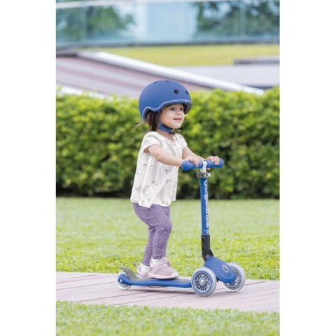 Hulajnoga 3-kołowa Globber Foldable Lights Navy Blue Jr 437-100