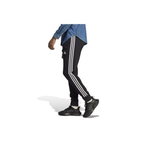 Spodnie adidas Essentials French Terry Tapered Cuff 3-Stripes M HA4337 Spodnie adidas Essentials French Terry Tapered Cuff 3-Stripes M HA4337