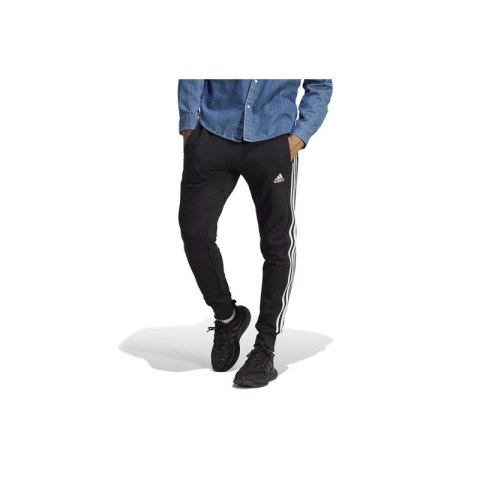 Spodnie adidas Essentials French Terry Tapered Cuff 3-Stripes M HA4337 Spodnie adidas Essentials French Terry Tapered Cuff 3-Stripes M HA4337