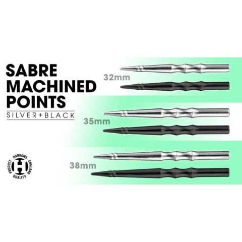 Groty do rzutek steeltip Harrows Sabre Machined HS-TNK-000016672