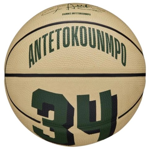 Piłka do koszykówki Wilson NBA Player Icon Giannis Antetokounmpo Mini Ball WZ4007501XB Piłka do koszykówki Wilson NBA Player Icon Giannis Antetokounmpo Mini Ball WZ4007501XB