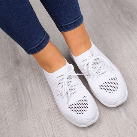 Buty sportowe slip on News W EVE211C białe