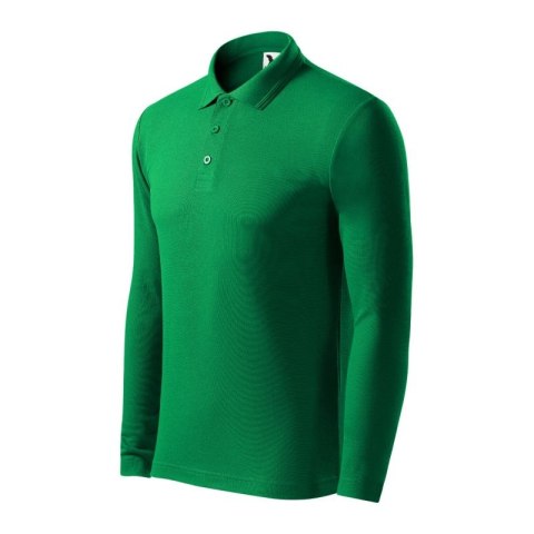Koszulka polo Malfini Pique Polo LS M MLI-22116 zieleń trawy Koszulka polo Malfini Pique Polo LS M MLI-22116 zieleń trawy
