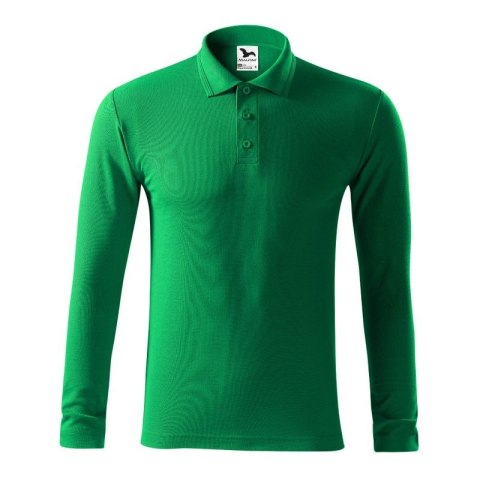 Koszulka polo Malfini Pique Polo LS M MLI-22116 zieleń trawy Koszulka polo Malfini Pique Polo LS M MLI-22116 zieleń trawy