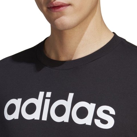 Koszulka adidas Essentials Single Jersey Linear Embroidered Logo Tee M IC9274