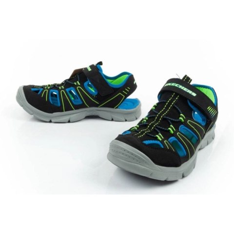 Sandały Skechers Jr 406520L/BBLM