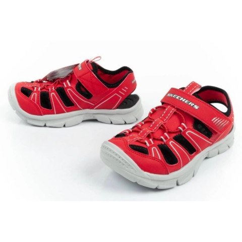 Sandały Skechers Relix Jr 406520L/RDBK Sandały Skechers Relix Jr 406520L/RDBK