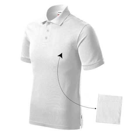 Koszulka polo męska Resist Heavy Polo (biały 00 (brand label)) Koszulka polo męska Resist Heavy Polo (biały 00 (brand label))