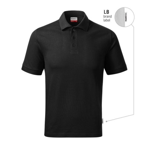 Koszulka polo męska Resist Heavy Polo (czarny 01 (brand label)) Koszulka polo męska Resist Heavy Polo (czarny 01 (brand label))