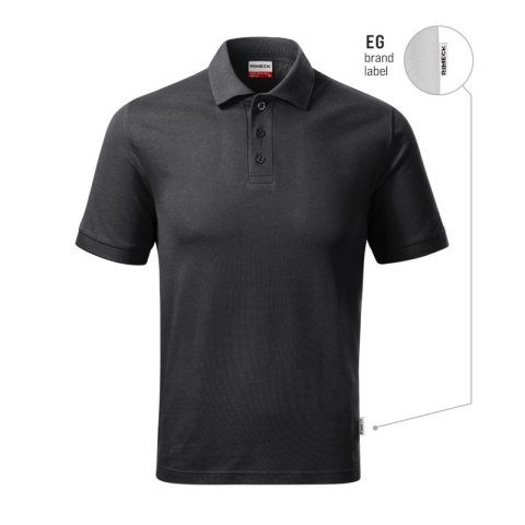 Koszulka polo męska Resist Heavy Polo (ebony gray 94 (brand label)) Koszulka polo męska Resist Heavy Polo (ebony gray 94 (brand label))