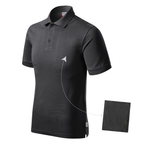 Koszulka polo męska Resist Heavy Polo (ebony gray 94 (brand label)) Koszulka polo męska Resist Heavy Polo (ebony gray 94 (brand label))