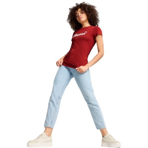 Koszulka damska Puma ESS+Script czerwona 679315 13 Koszulka damska Puma ESS+Script czerwona 679315 13