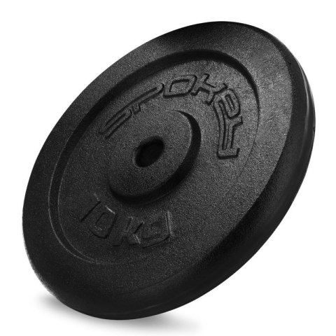 Obciążenie żeliwne 10kg Spokey Sinis H SPK-944485 Obciążenie żeliwne 10kg Spokey Sinis H SPK-944485