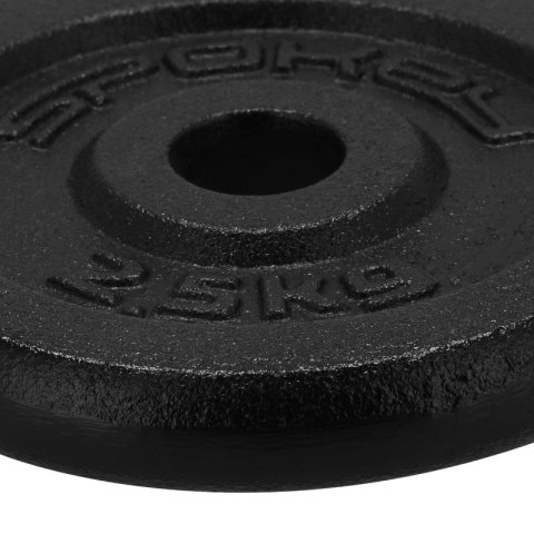 Obciążenie żeliwne 2,5kg Spokey Sinis SPK-944483 Obciążenie żeliwne 2,5kg Spokey Sinis SPK-944483