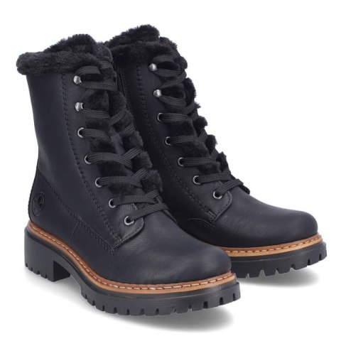 Buty z futerkiem Rieker W 72625-00 RKR714