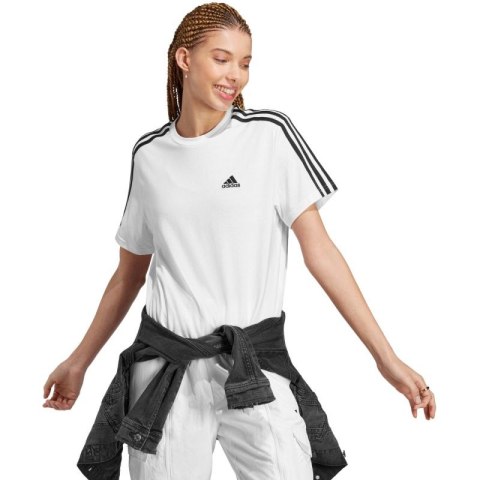 Koszulka adidas Essentials 3-Stripes Single Jersey Crop Top W HR4915 Koszulka adidas Essentials 3-Stripes Single Jersey Crop Top W HR4915