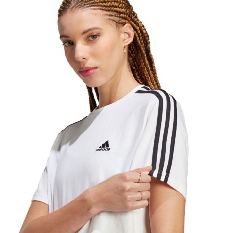 Koszulka adidas Essentials 3-Stripes Single Jersey Crop Top W HR4915 Koszulka adidas Essentials 3-Stripes Single Jersey Crop Top W HR4915