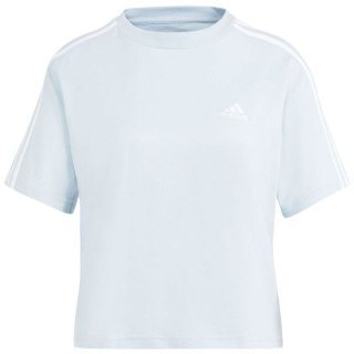 Koszulka adidas Essentials 3-Stripes Single Jersey Crop Top W IS1568