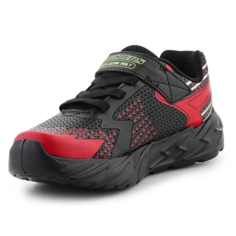 Buty Skechers S-Lights Flex-Glow Bolt Jr 400138L-BKRD
