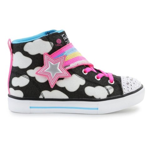 Buty Skechers Twinkle Toes: Twinkle Sparks - Shooting Star Jr 314775L-BKMT